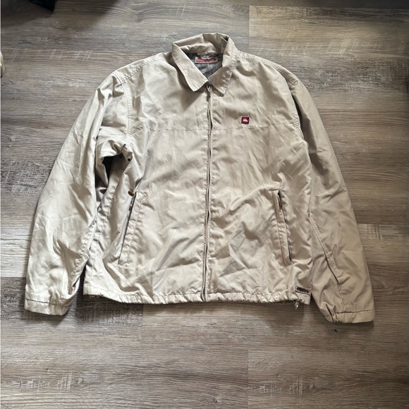 Quiksilver Other - Vintage Quiksilver Light Tan WindbreakerJacket